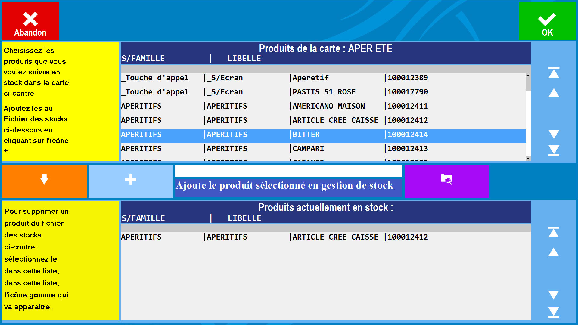 Gestion des stocks Windows